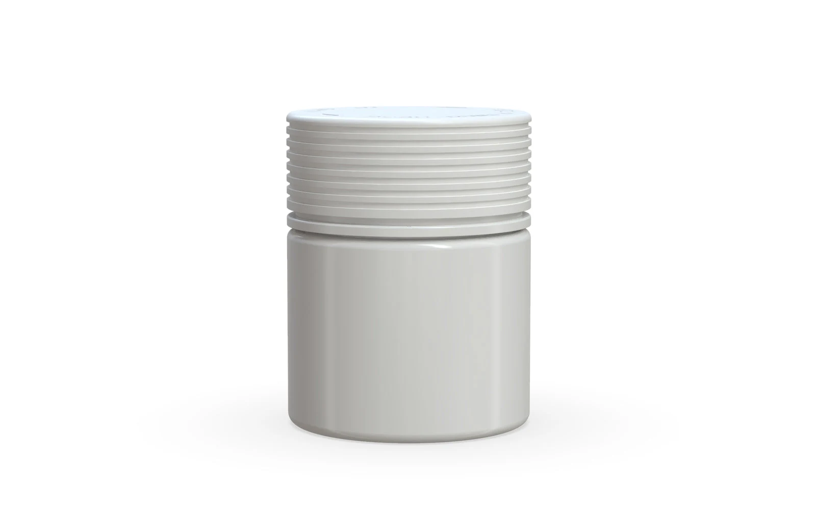 Chubby Gorilla 3oz White Jar W/ Spiral child-resistant White Cap